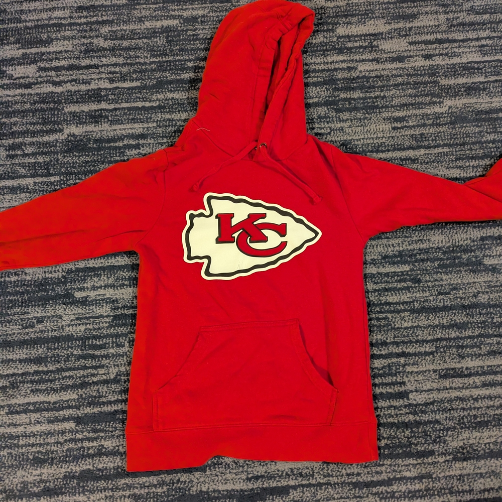 Fanatics Red Hoodie with White and Red Logo